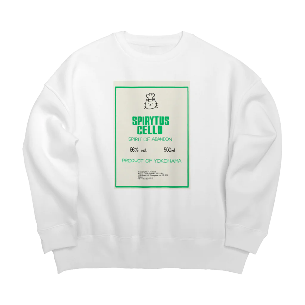 YokohaMa-Cocottoのチェッロシリーズ Big Crew Neck Sweatshirt