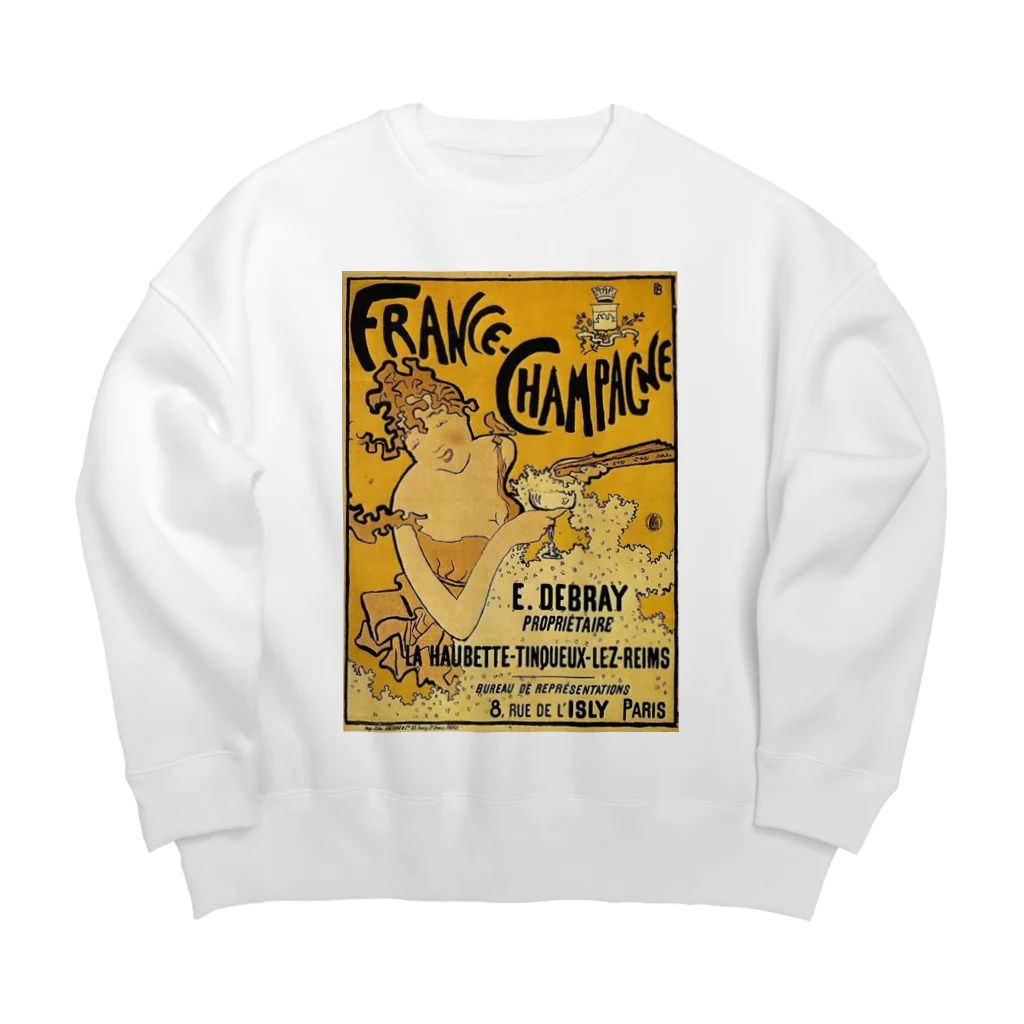 えとーの趣味商品店の「フランス・シャンパーニュ」ピエール・ボナール Big Crew Neck Sweatshirt