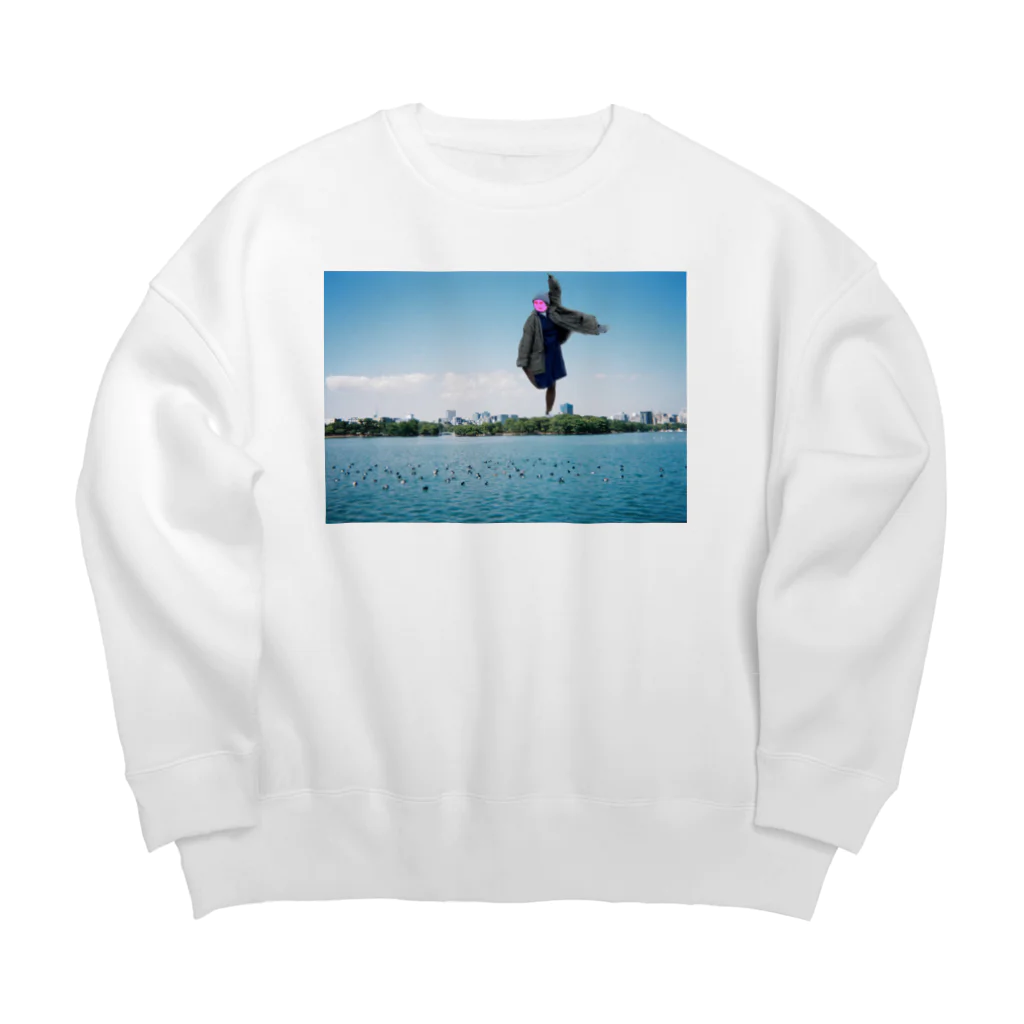 スーヒーのオレ、妻どや？ Big Crew Neck Sweatshirt