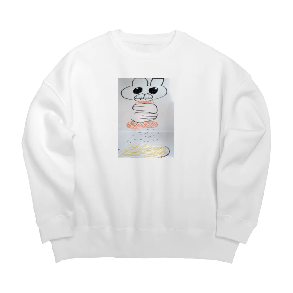 Danke Shoot Coffeeのカルボナーラにペッパーミルパフォーマンス Big Crew Neck Sweatshirt