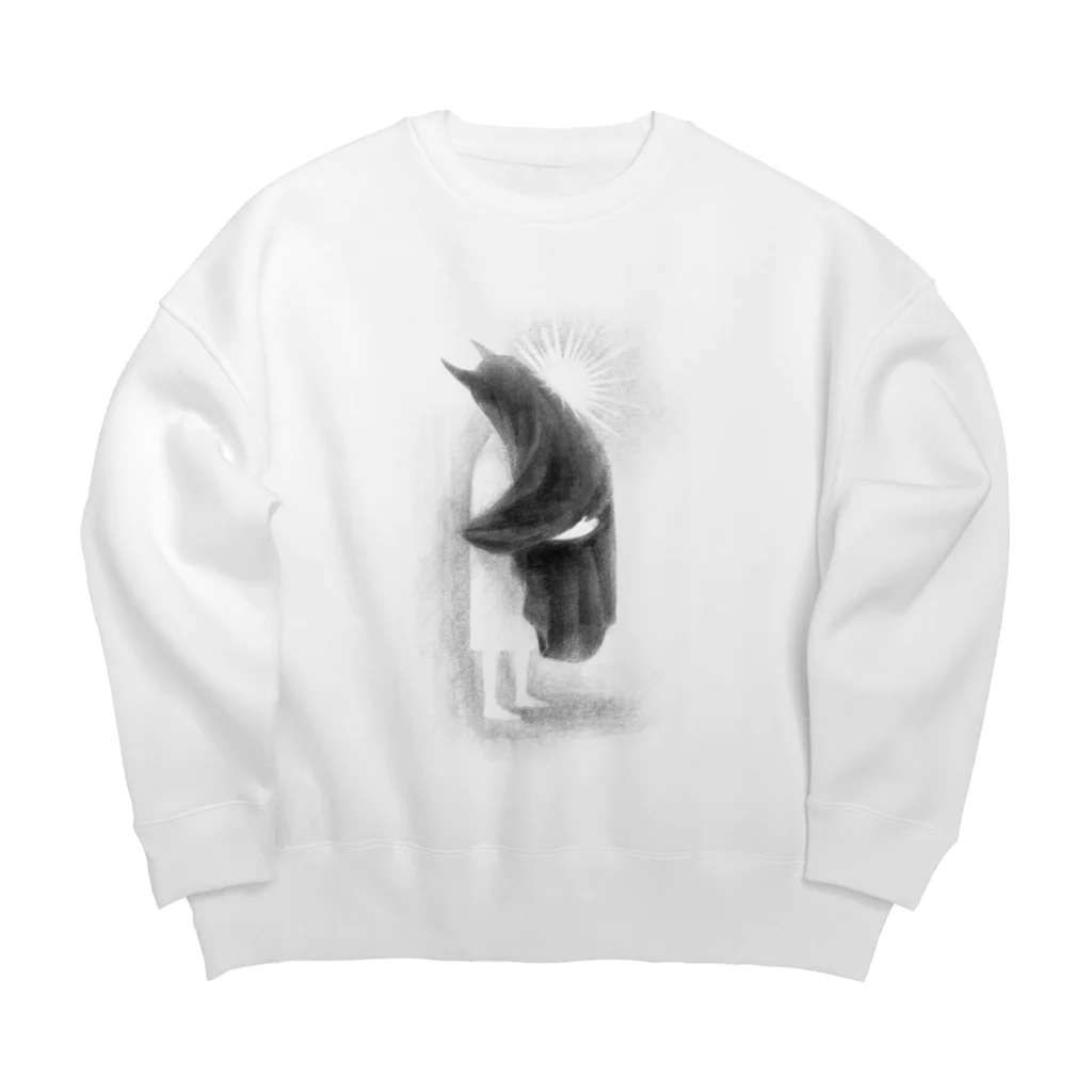 Sakakiの★ Big Crew Neck Sweatshirt