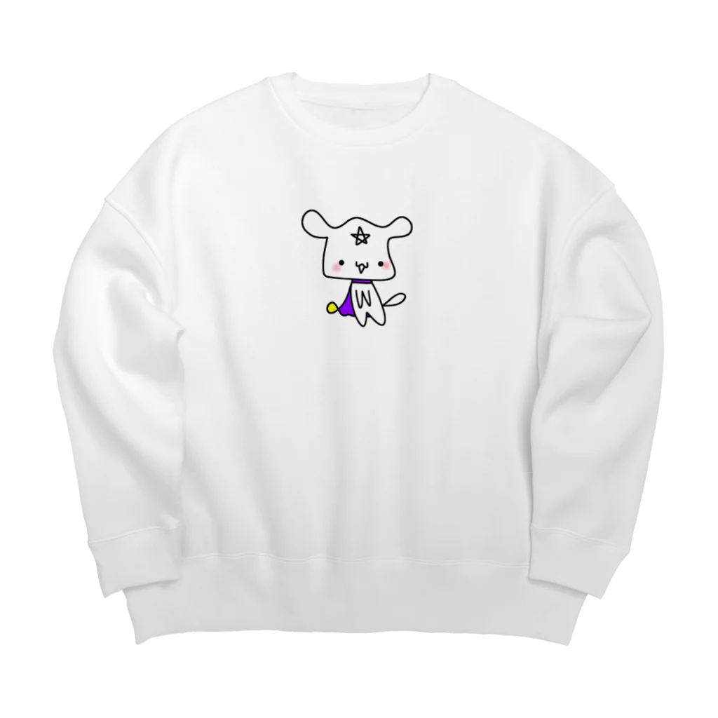 handmade asyouareの魔法戦士のお供 Big Crew Neck Sweatshirt