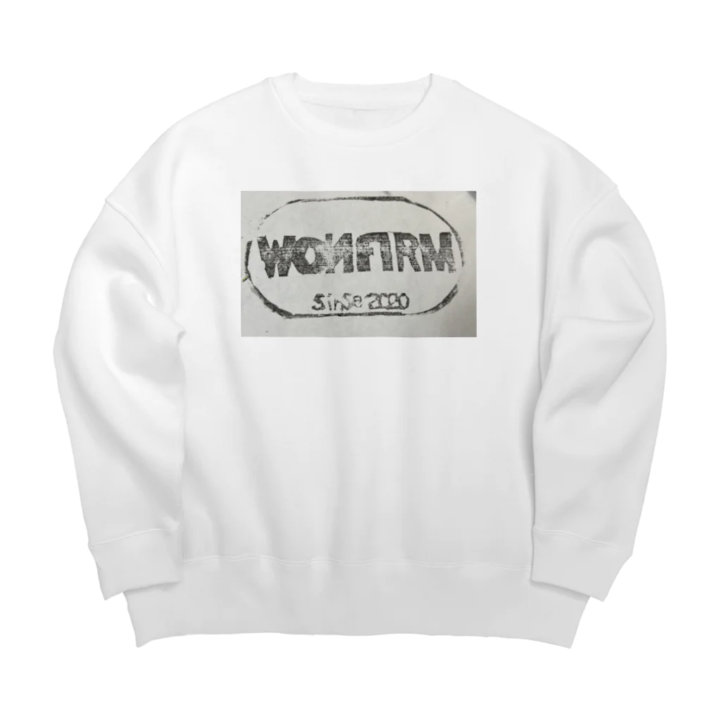 きしもとをんのうぉんしょうかい ロゴ Big Crew Neck Sweatshirt