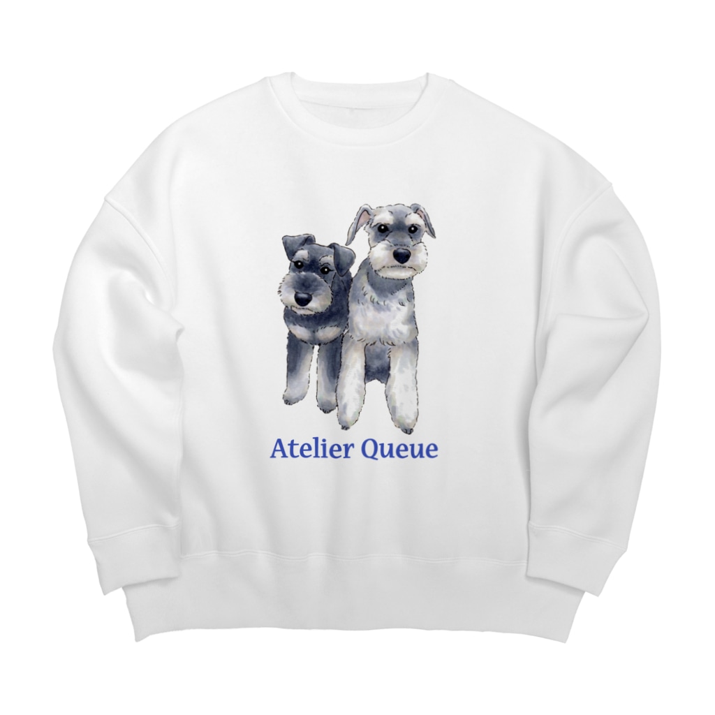 ミニチュアシュナウザー カップル Atelier Queueのビッグシルエットスウェット通販 Suzuri スズリ ミニチュアシュナウザー カップル Atelier Queueのビッグシルエットスウェット通販 Suzuri スズリ