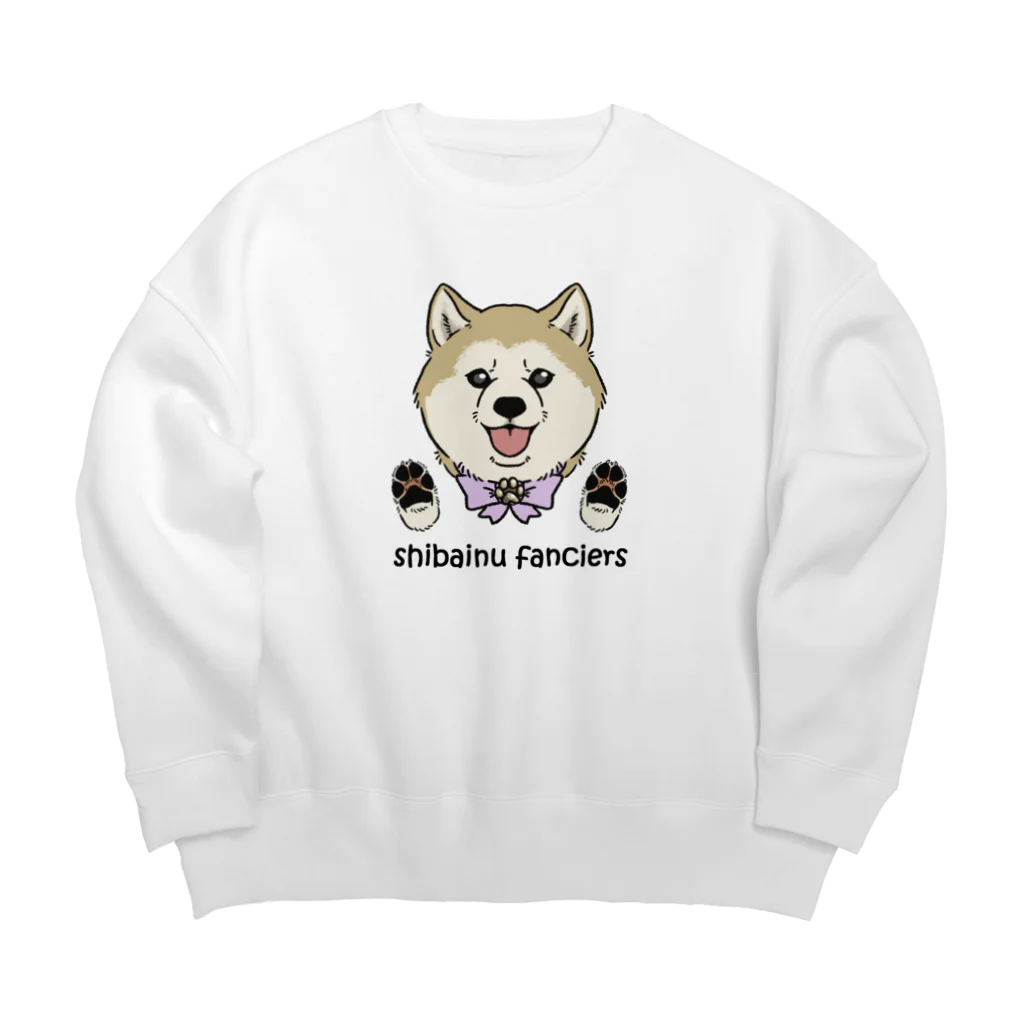 豆つぶのshiba-inu fanciers(シニア柴) Big Crew Neck Sweatshirt