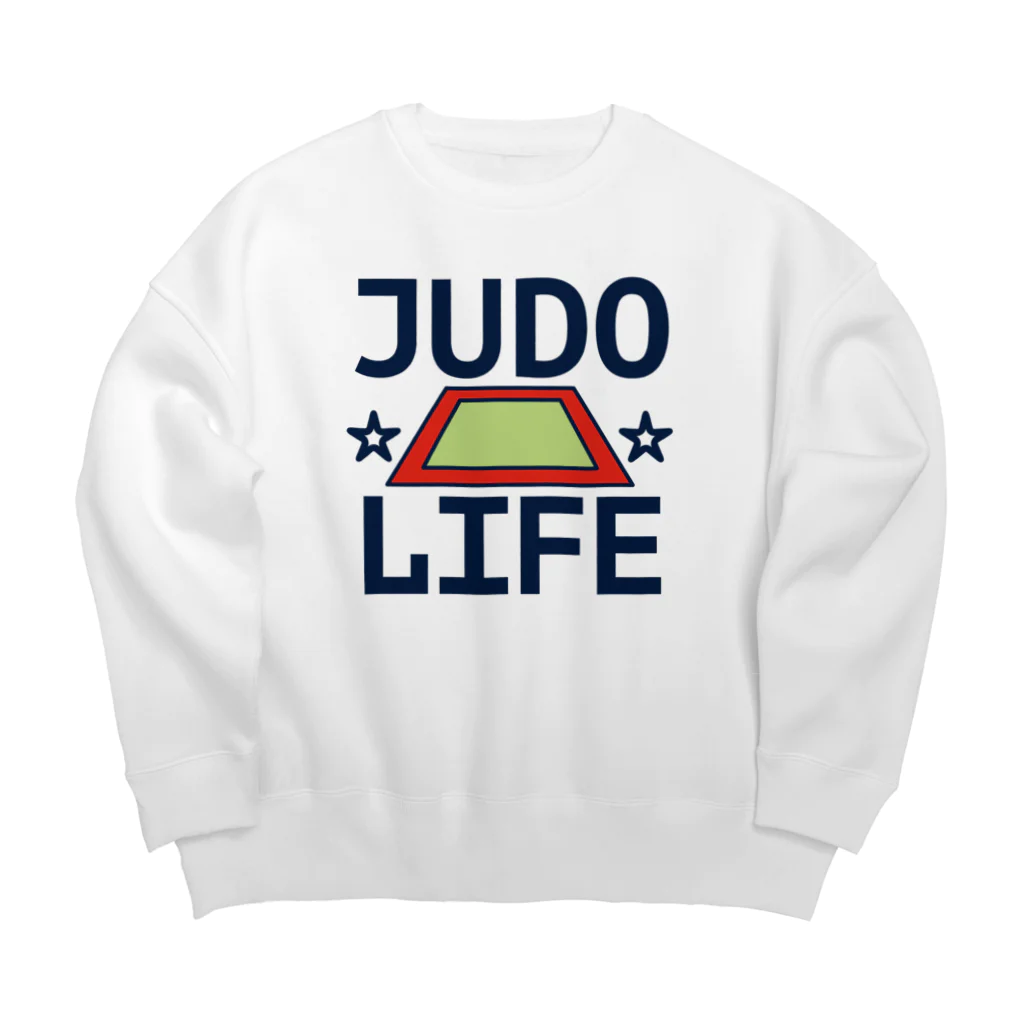 sports_tower スポーツタワーの柔道・JUDO・じゅうどう・グッズ・デザイン・武道・#Tシャツ・柔(やわら)の術・投げ技・固め技・当身技・格闘技・日本・柔術・男子・女子・かっこいい・かわいい・強靭・選手・柔よく剛を制す・世界・柔道場 Big Crew Neck Sweatshirt