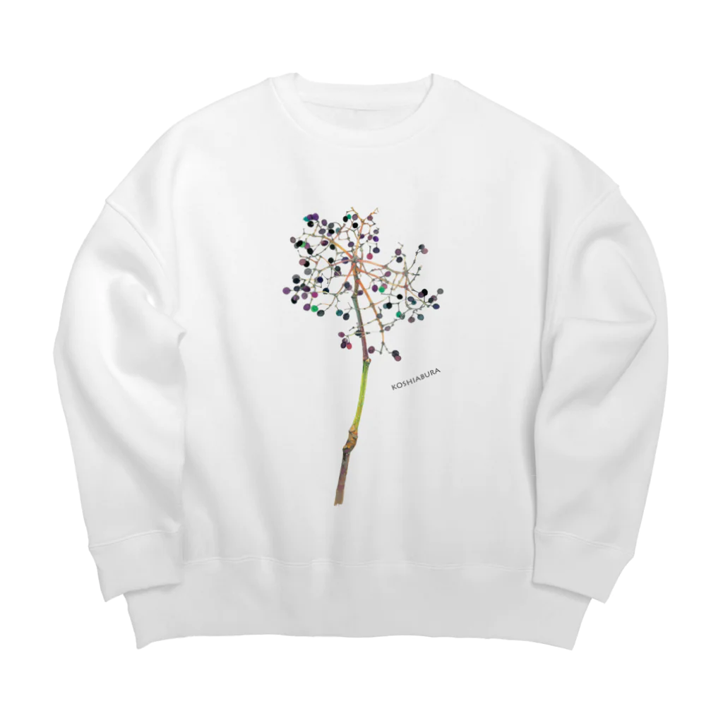 外山康雄　野の花館のこしあぶらは春だけじゃないのよ！ Big Crew Neck Sweatshirt