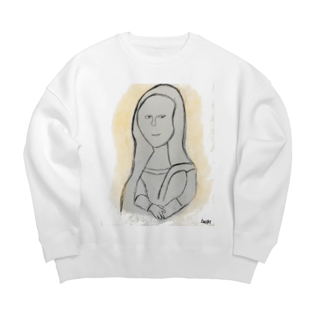 Genart0717のMonna Lisa Big Crew Neck Sweatshirt