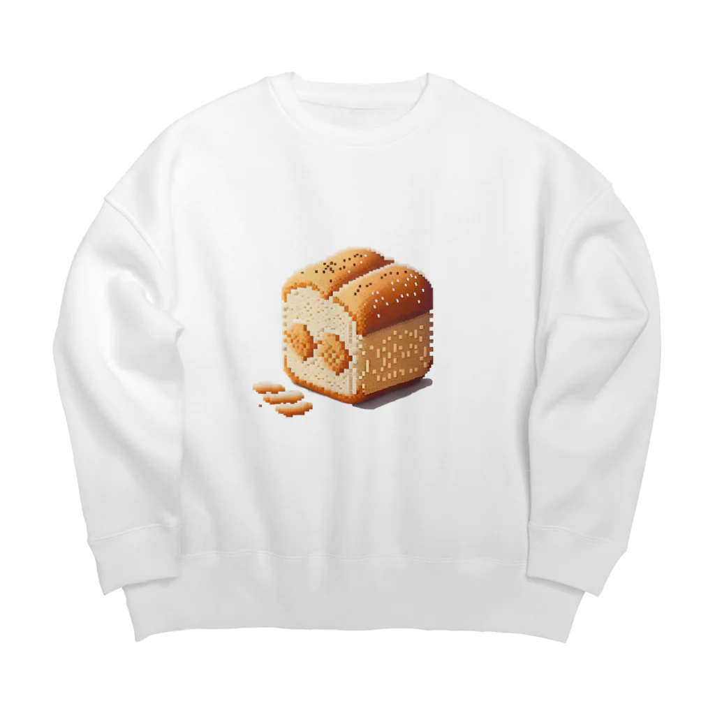 Cute ケース屋のピクセル風パン Big Crew Neck Sweatshirt