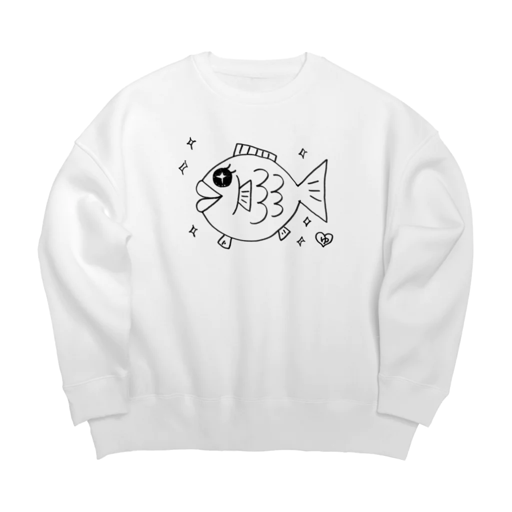 ironiaのたら魚 Big Crew Neck Sweatshirt