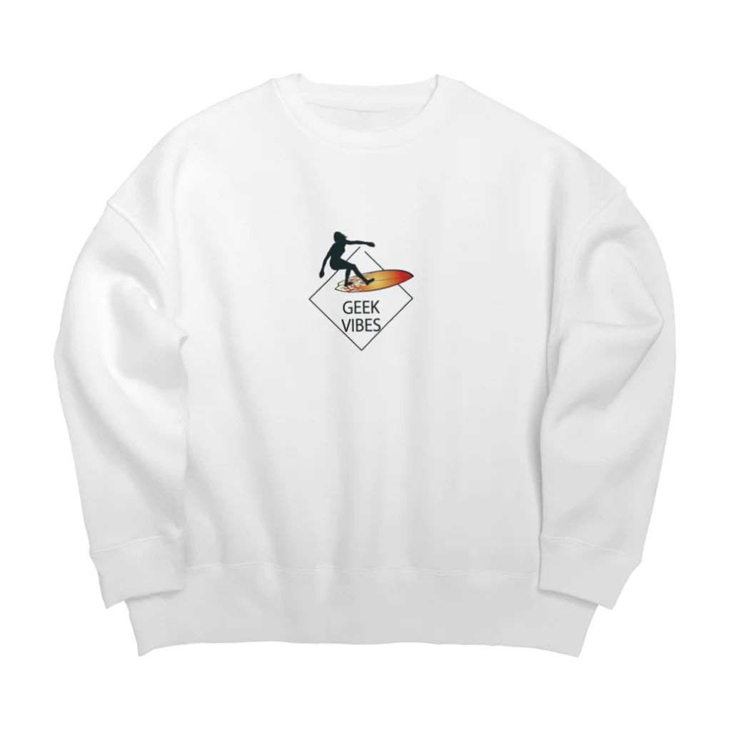 miyakojima_baseの宮古島ベースのオリジナルロゴ Big Crew Neck Sweatshirt