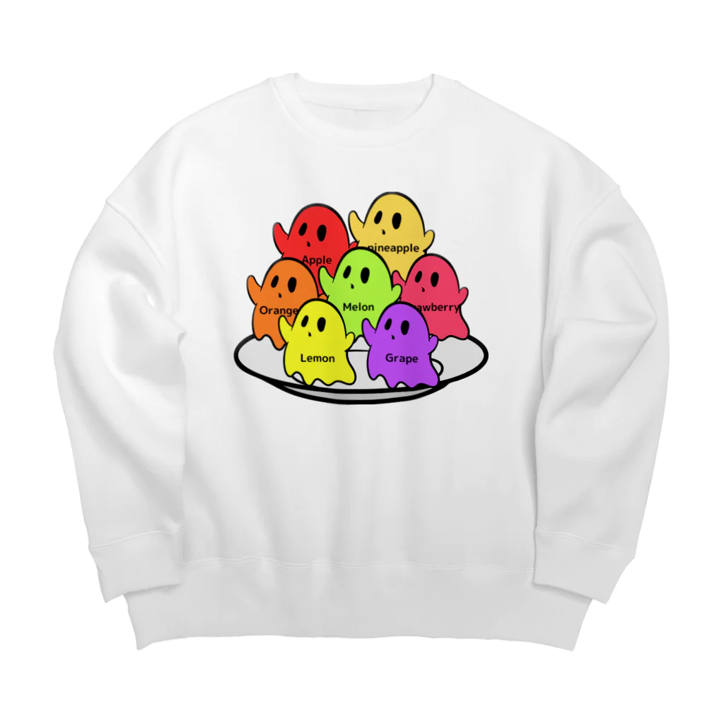 RAINBOW-WORKSのキャンディーゴースト Big Crew Neck Sweatshirt