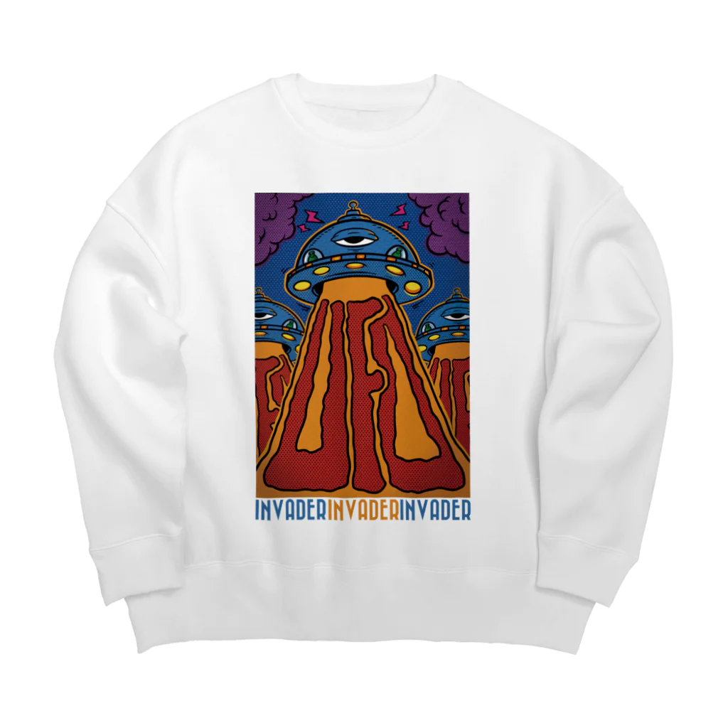 うぉーるのとこのUFO!!!! Big Crew Neck Sweatshirt