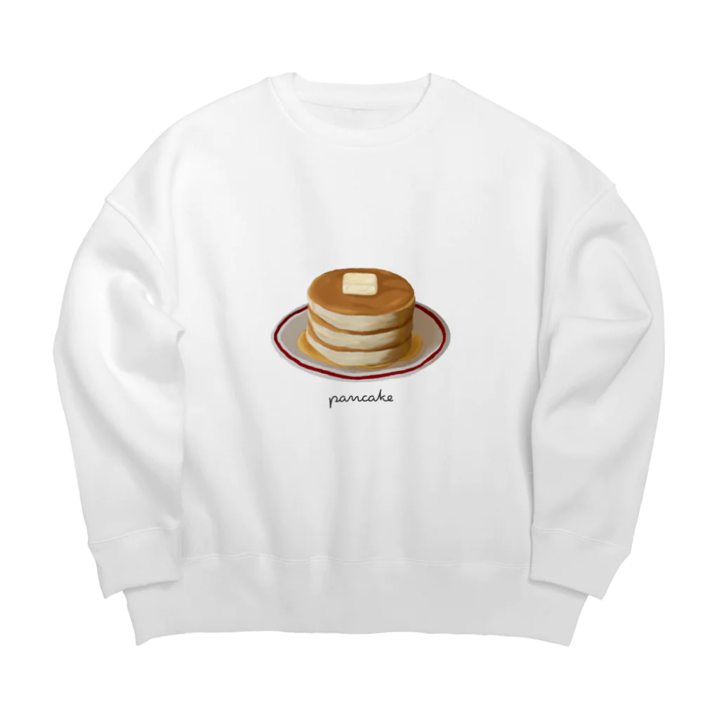 なすびの懐かしのパンケーキ Big Crew Neck Sweatshirt