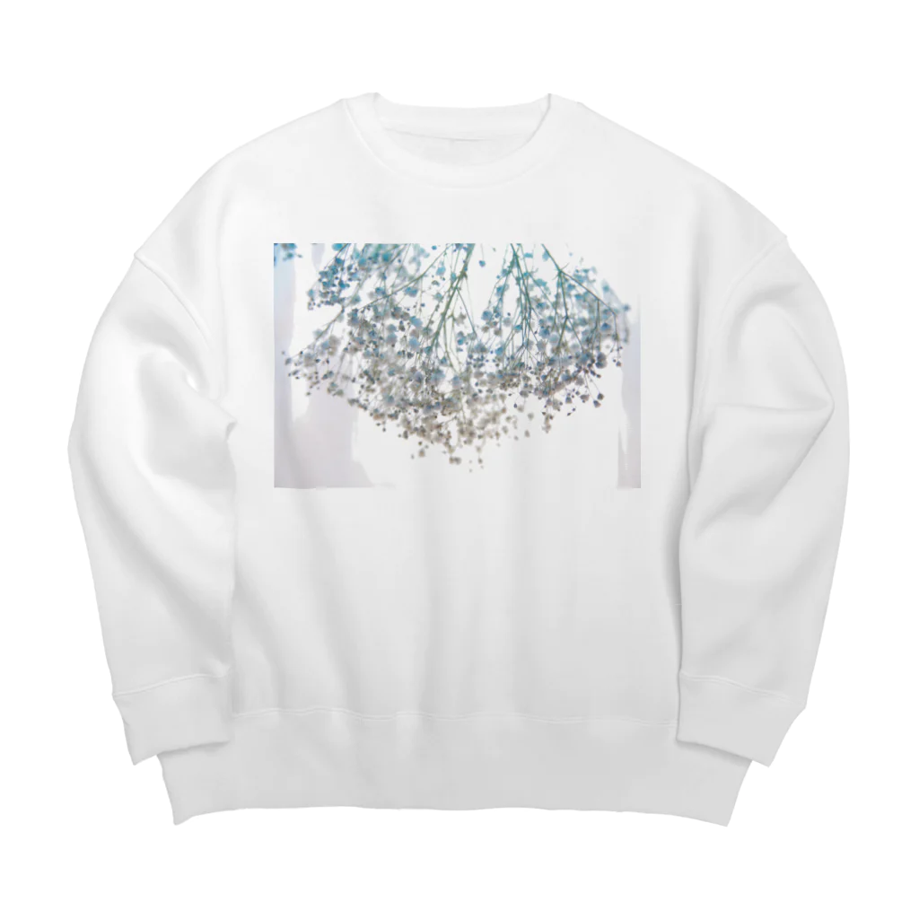 in your fragranceの霞草の匂い Big Crew Neck Sweatshirt