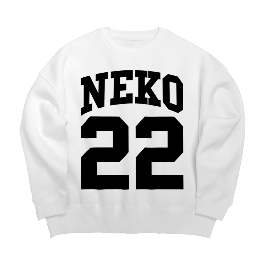 キジトラの背番号22　ネコ Big Crew Neck Sweatshirt