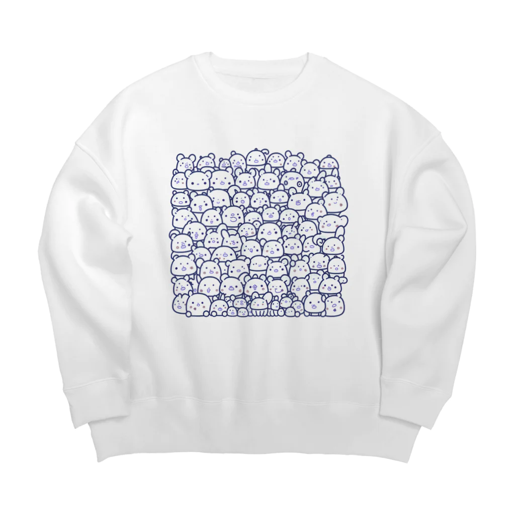 dongmuの【どんむオリジナル】コロンちゃん (Koron-chan) Big Crew Neck Sweatshirt