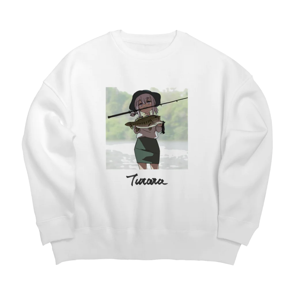 つり娘。のツララ写真 Big Crew Neck Sweatshirt