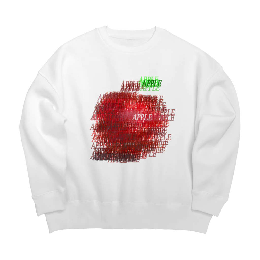 シルヴィア・紫の夜明け【SylviaPurpleDawn】のAPPLE Big Crew Neck Sweatshirt