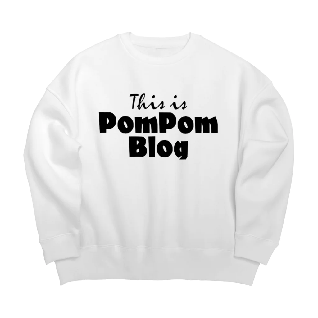 mf@PomPomBlogのMutant Pom Pom Blog Logo Big Crew Neck Sweatshirt