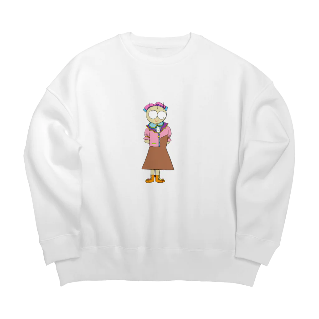 くんくんのお店のくんくんお気に入りワンピース👗 Big Crew Neck Sweatshirt