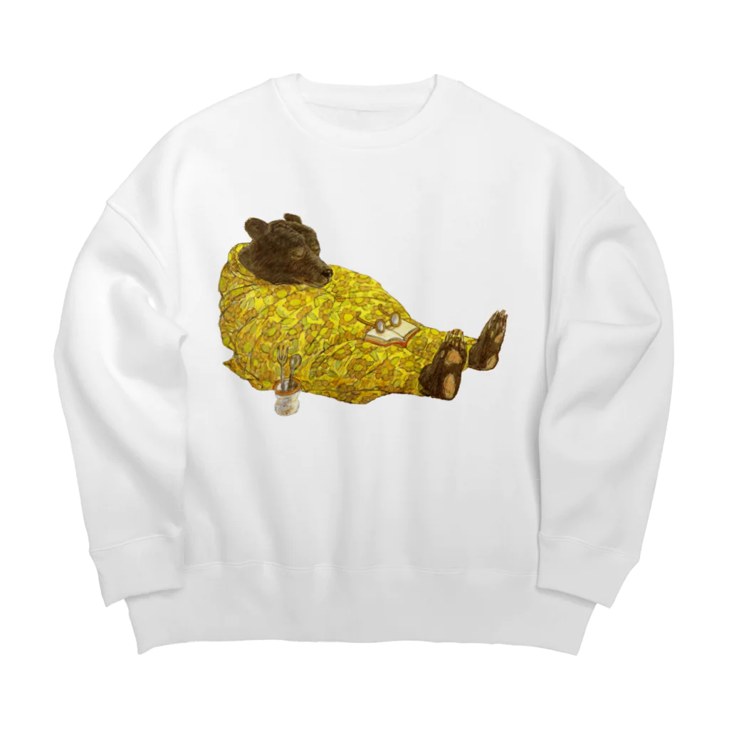 心の森ミュージアム　遊童館の春眠　 Big Crew Neck Sweatshirt