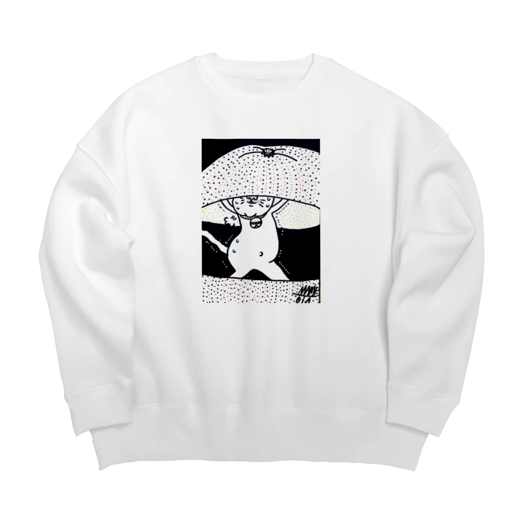 おおたまめの限界のタマ Big Crew Neck Sweatshirt