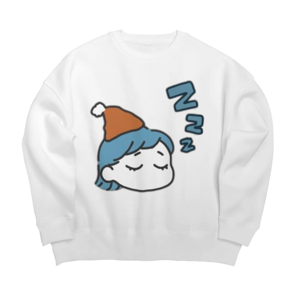 カコ鉄の日常。の睡眠ちゃんスウェット Big Crew Neck Sweatshirt