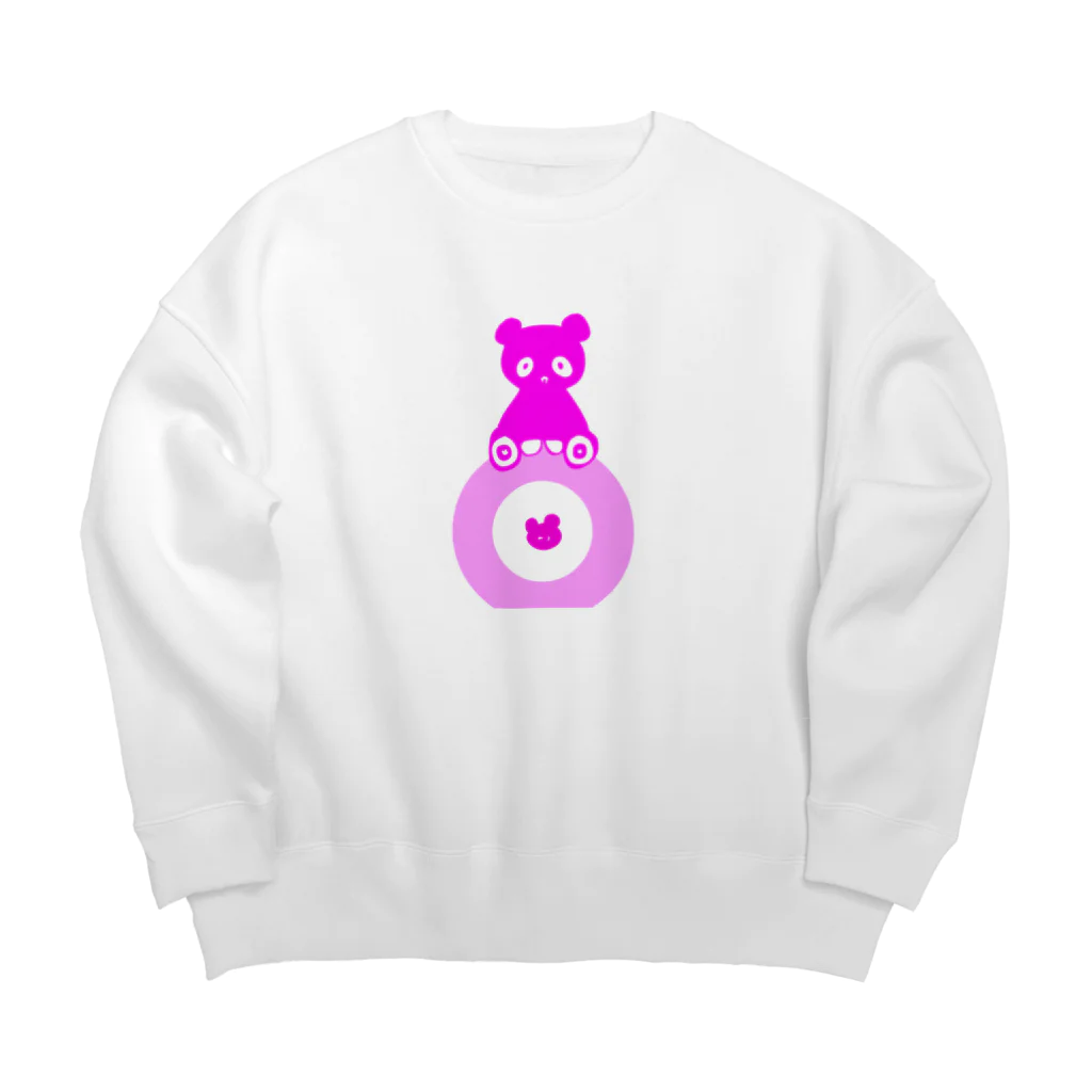 妖怪 水姫城-Yokai.Mizukijyo-ฅ^ơωơ^ฅ♡のヒメノ熊猫ฅ^ơωơ^ฅ♡ Big Crew Neck Sweatshirt