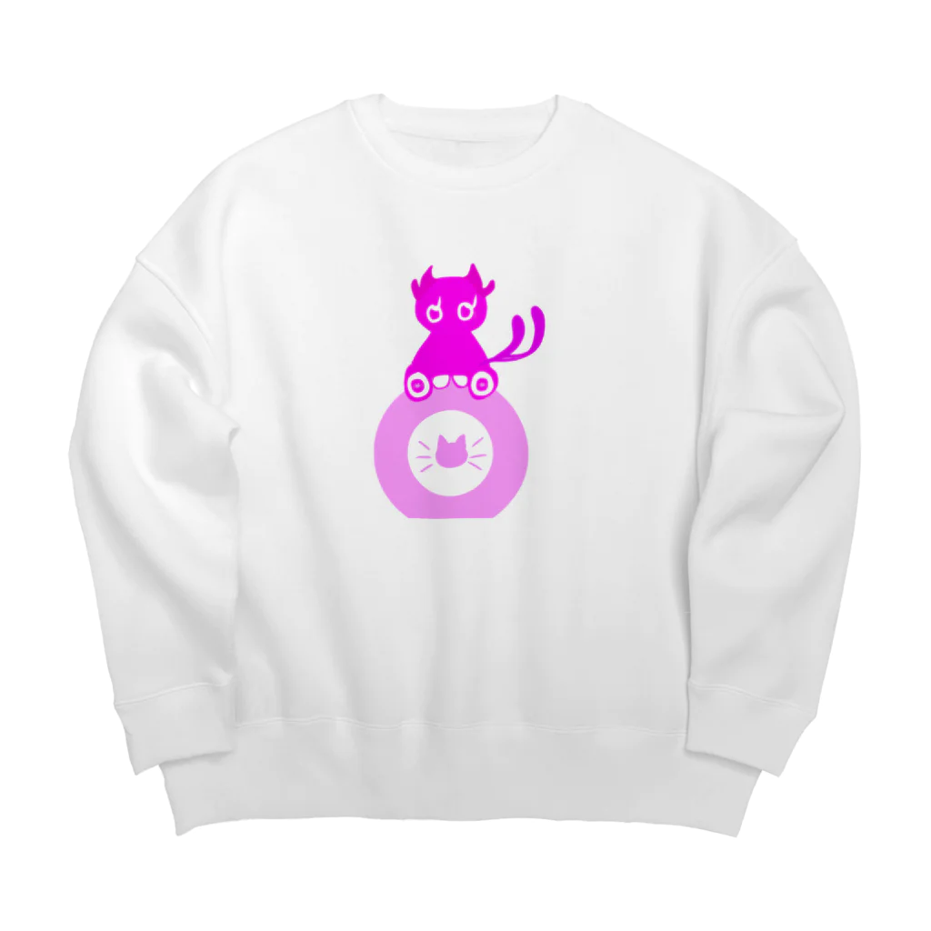 妖怪 水姫城-Yokai.Mizukijyo-ฅ^ơωơ^ฅ♡のヒメ又 Big Crew Neck Sweatshirt