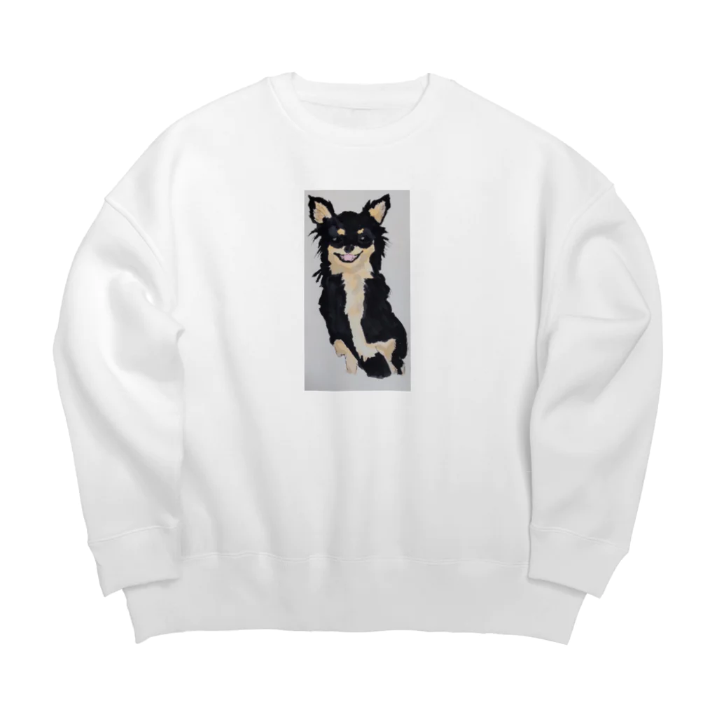 癒やし隊のチワワ Big Crew Neck Sweatshirt