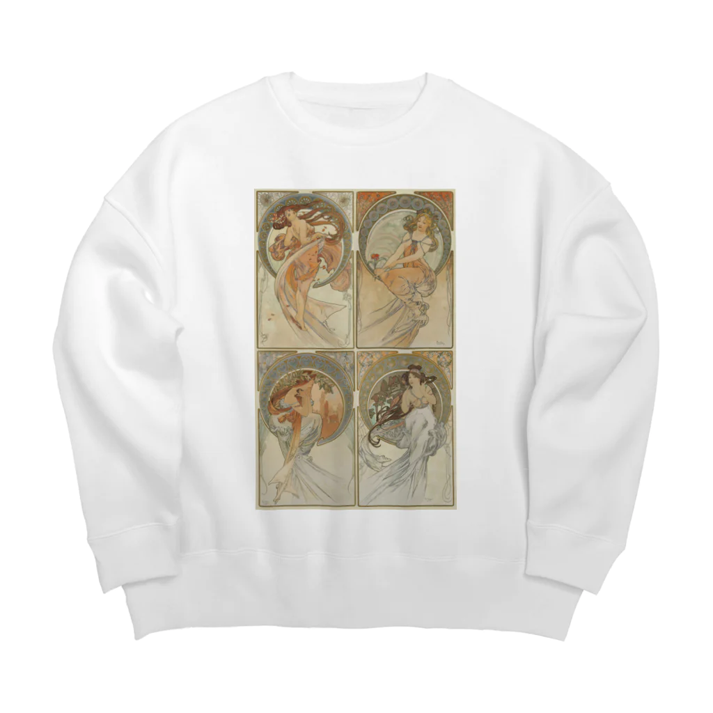 世界美術商店の四芸術 / The Four Arts Big Crew Neck Sweatshirt