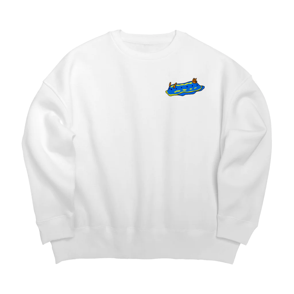 micro-diverのあおうみうし Big Crew Neck Sweatshirt