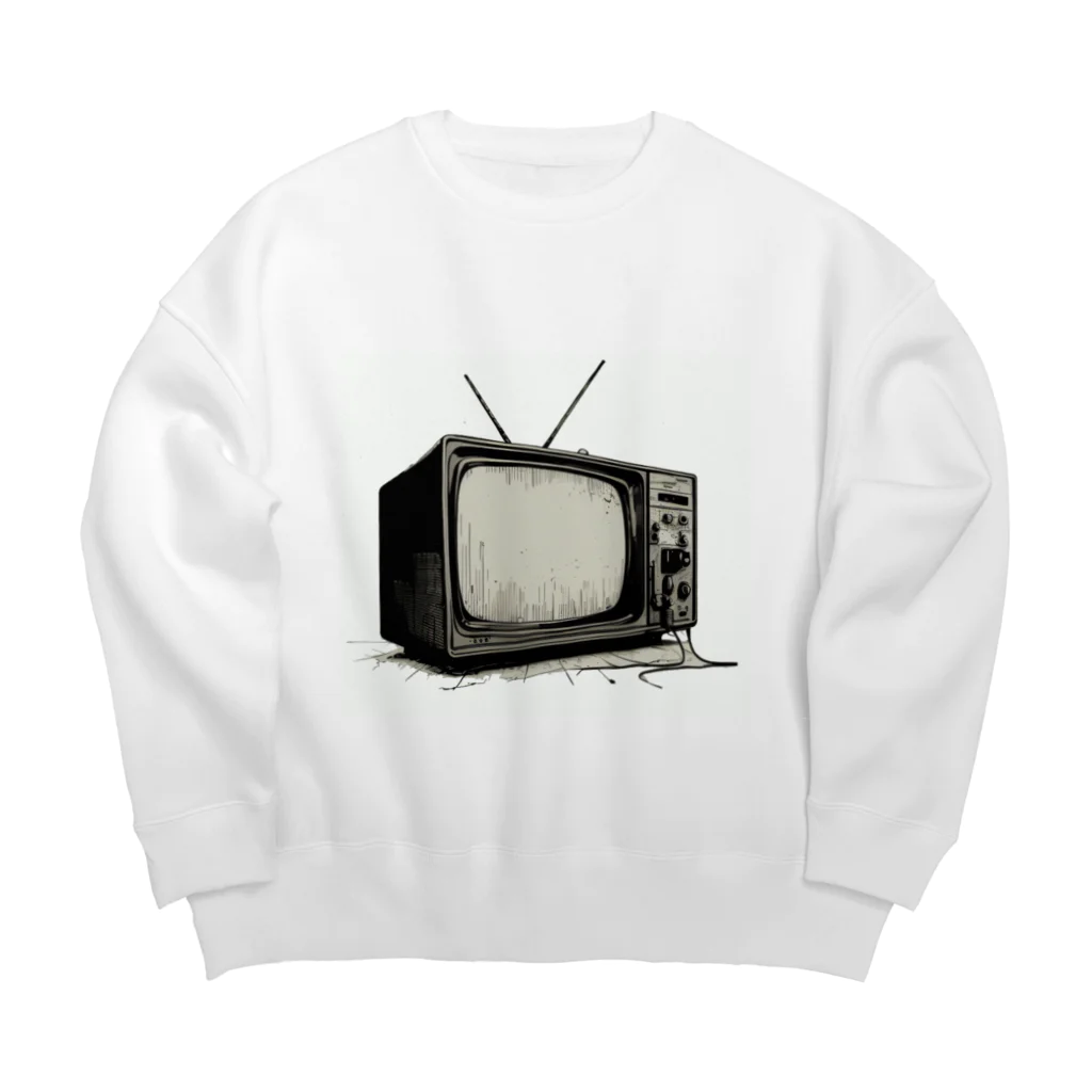 jamfish_goodiesの昭和テレビ Big Crew Neck Sweatshirt