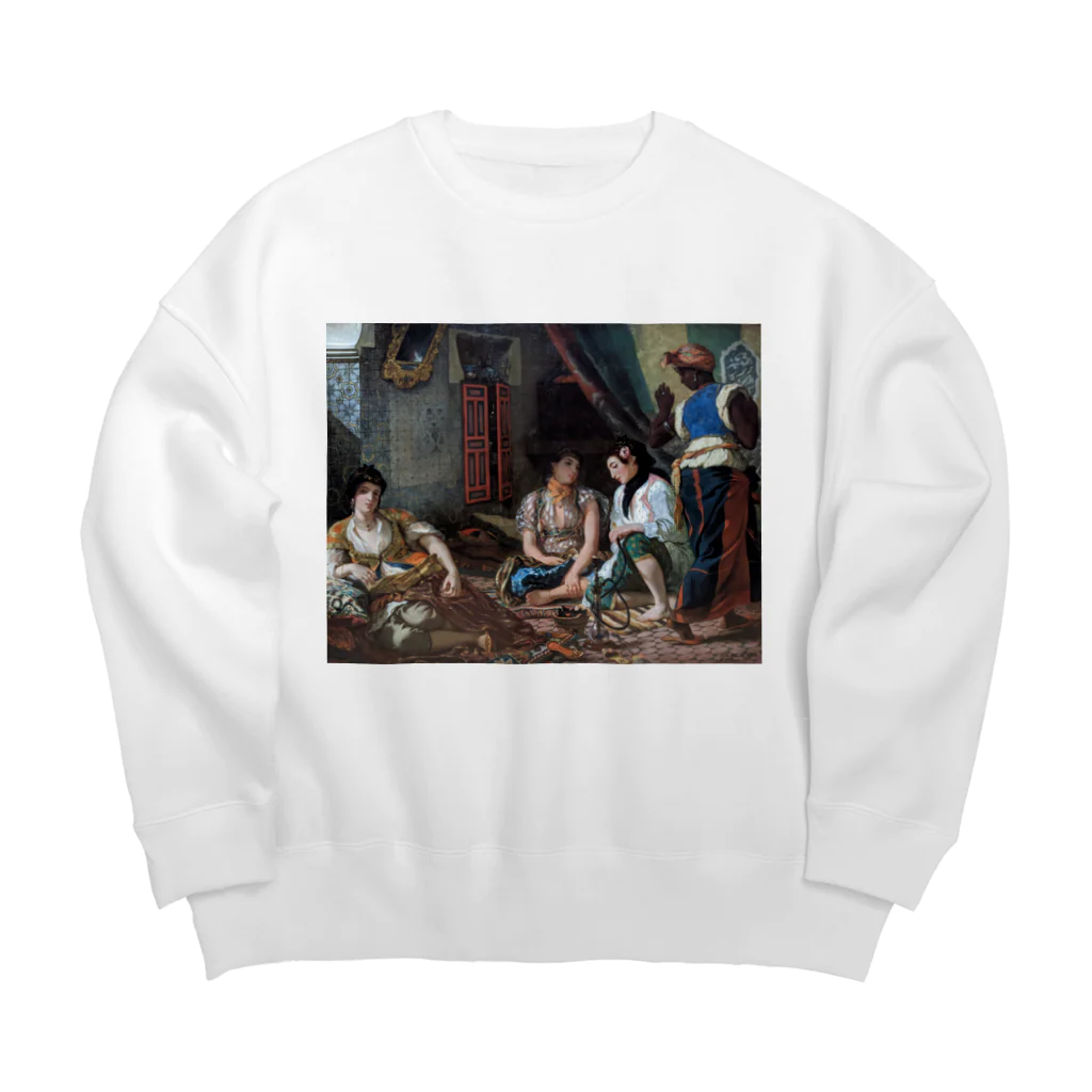 世界美術商店のアルジェの女たち / Women of Algiers in their Apartment Big Crew Neck Sweatshirt