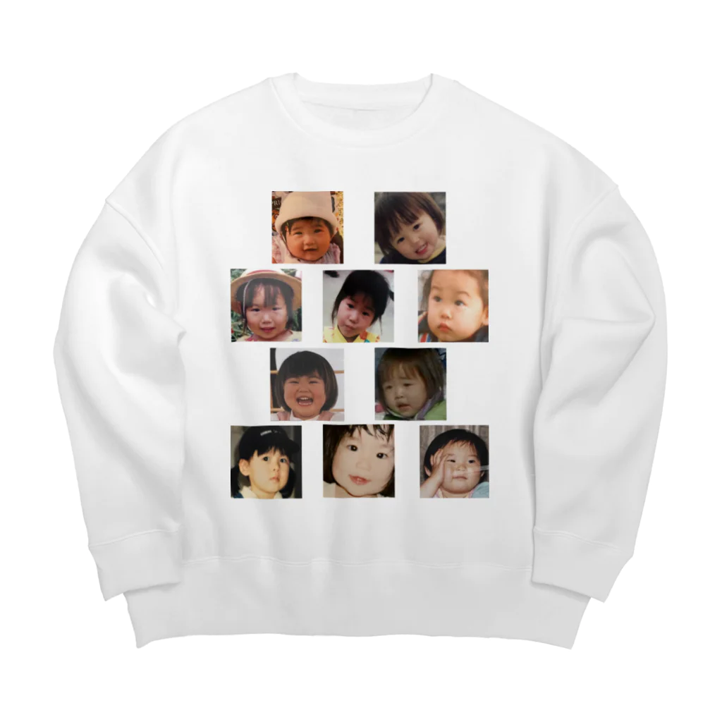 わははの27女児期 Big Crew Neck Sweatshirt