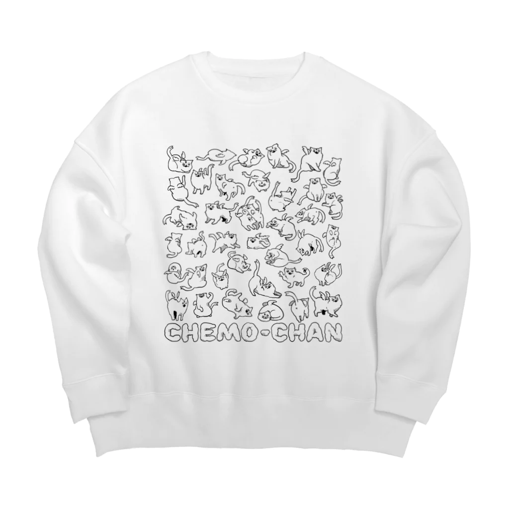 ニンジャスレイヤー公式/ダイハードテイルズのケモチャンだらけ Big Crew Neck Sweatshirt