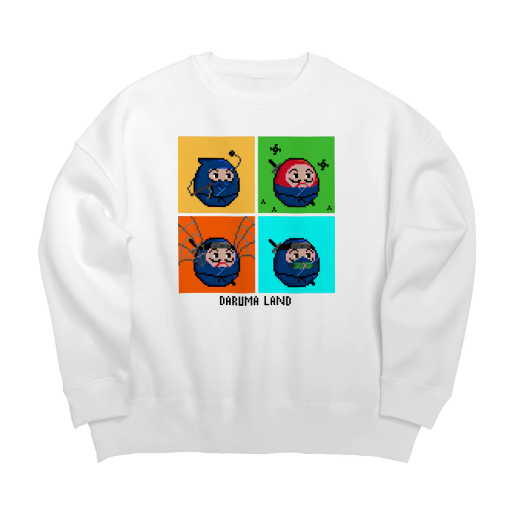 DARUMA_LANDのニンジャDaruma Big Crew Neck Sweatshirt