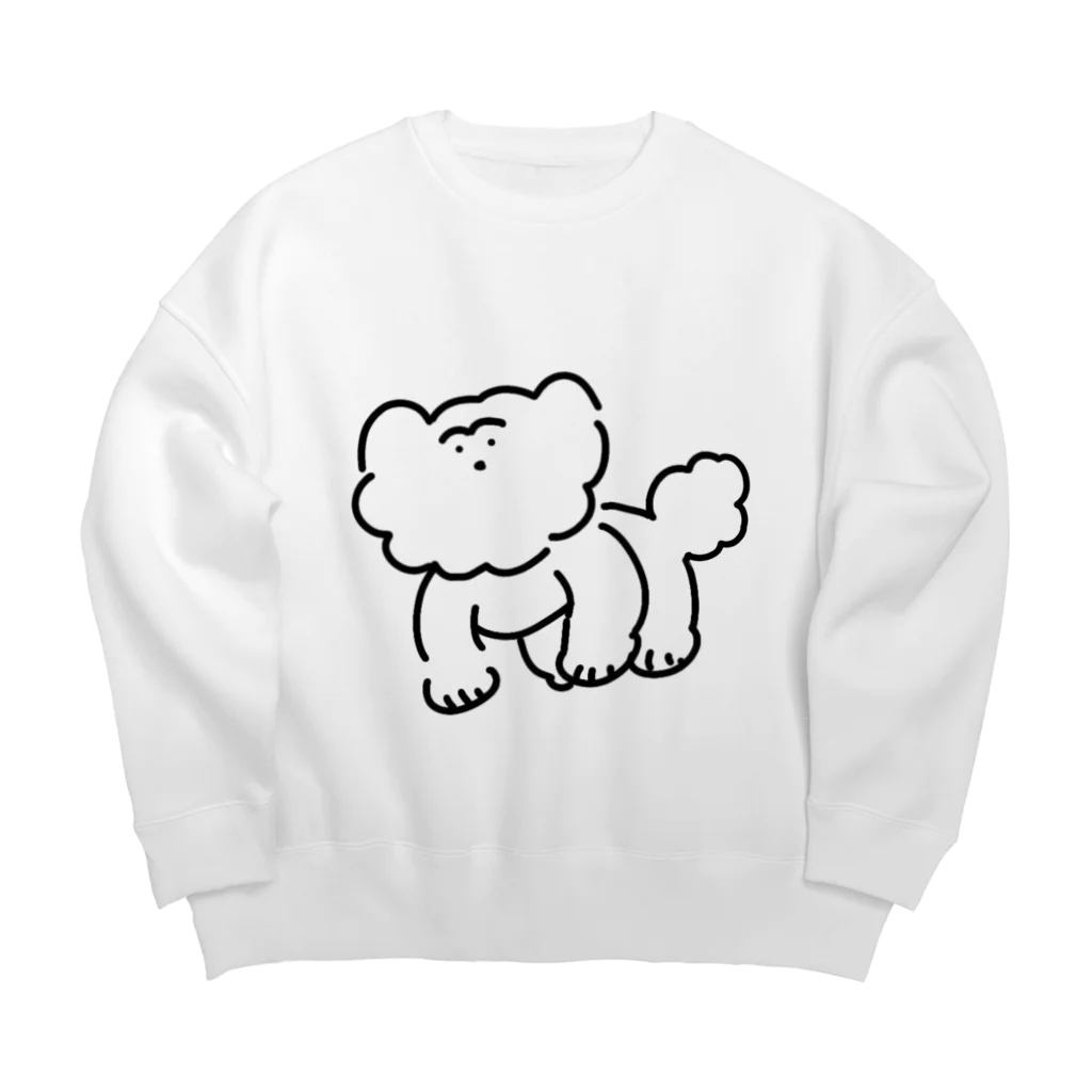 17のまゆ蔵 Big Crew Neck Sweatshirt