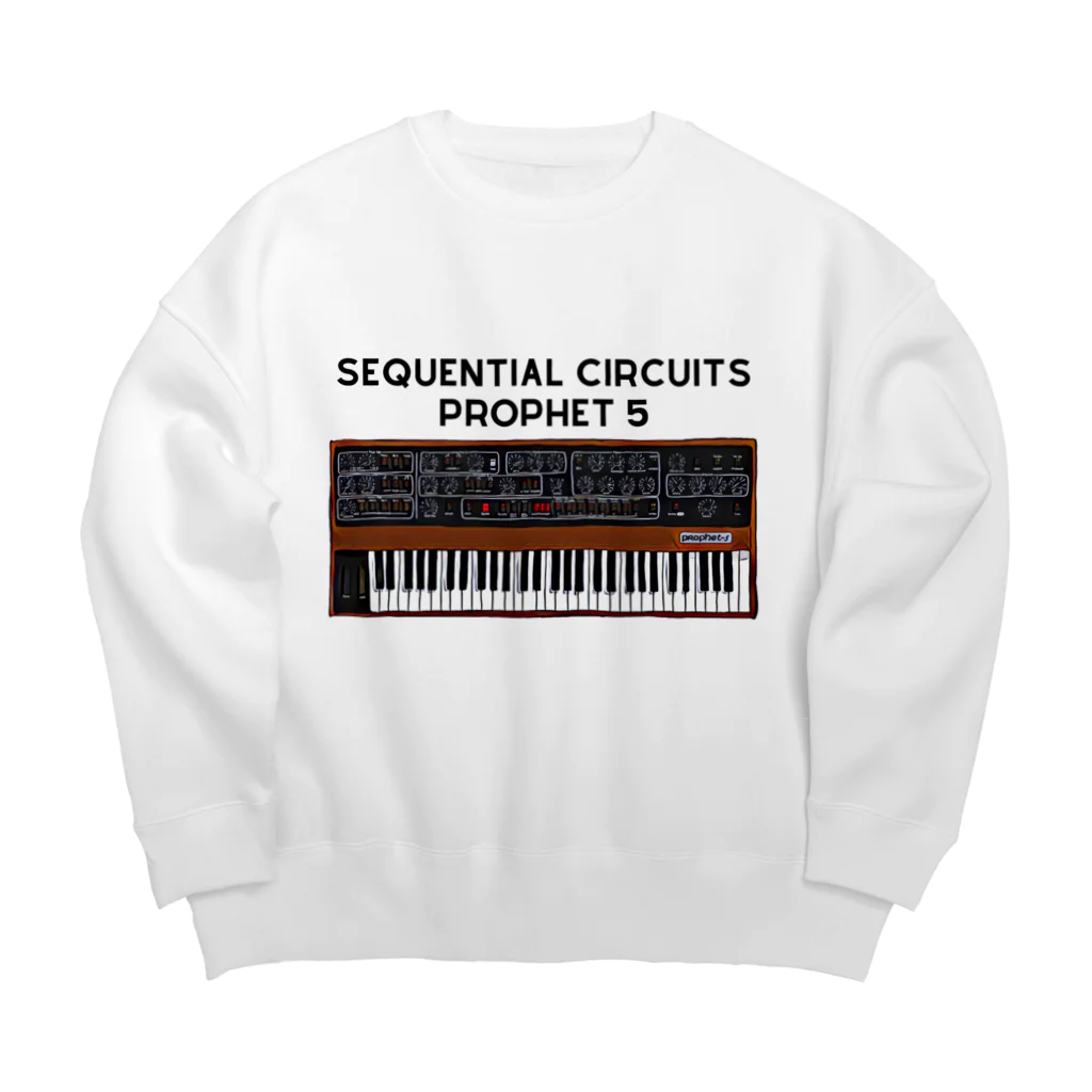 Vintage Synthesizers | aaaaakiiiiiのSequential Circuits Prophet 5 Vintage Synthesizer Big Crew Neck Sweatshirt