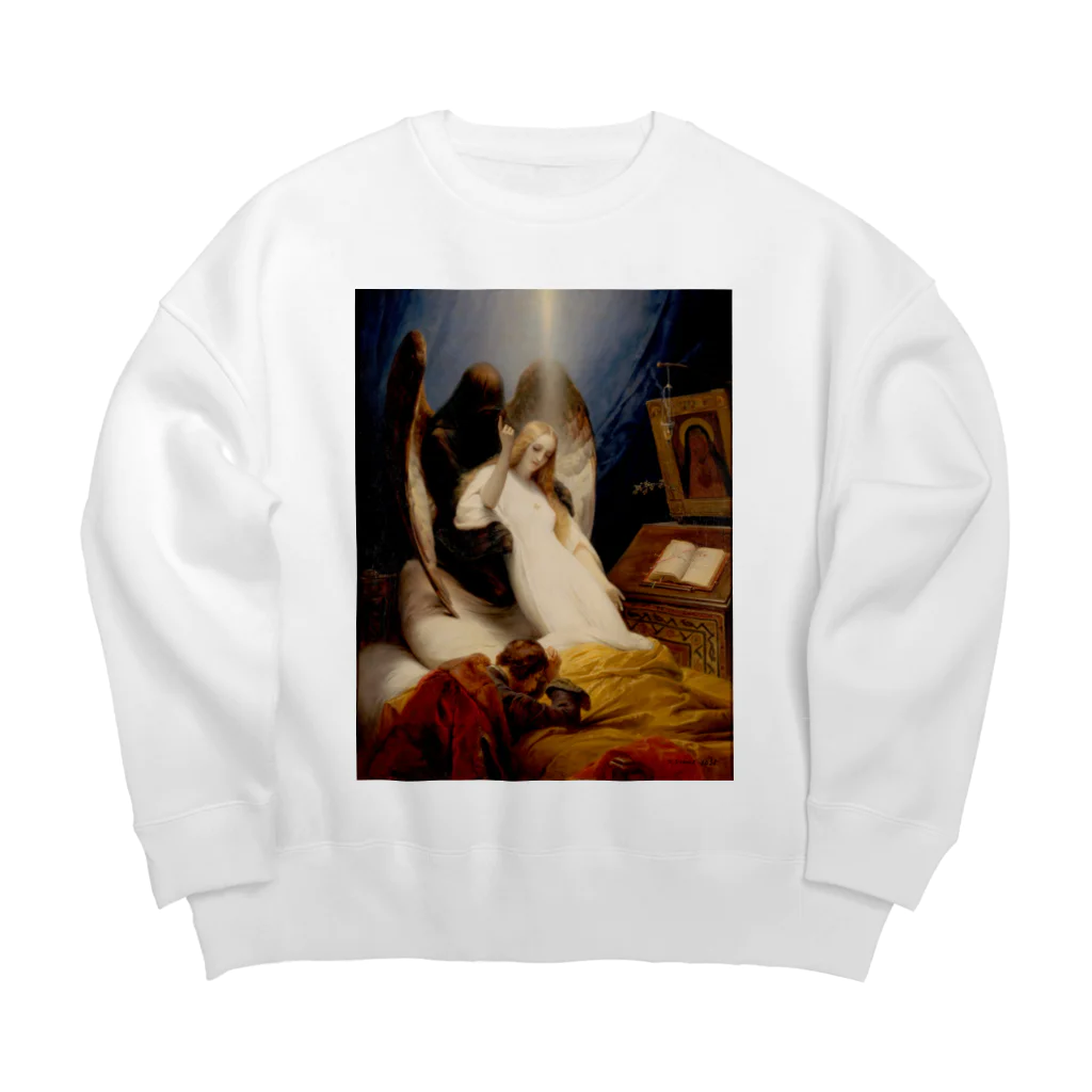 世界美術商店の死の天使 / Angel of the Death Big Crew Neck Sweatshirt