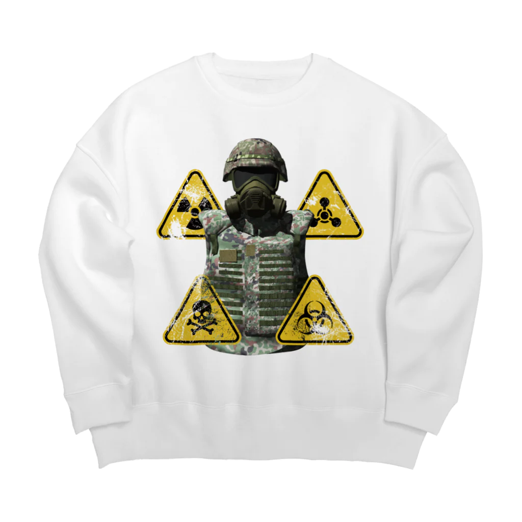 Y.T.S.D.F.Design　自衛隊関連デザインのNBC Big Crew Neck Sweatshirt