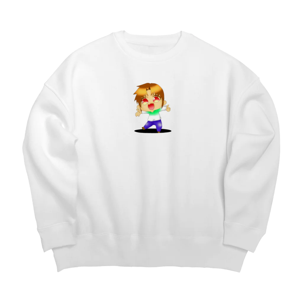 ケイチャンネル・K🐈のケイチャンネル公式グッズ　ちびケイシリーズ Big Crew Neck Sweatshirt