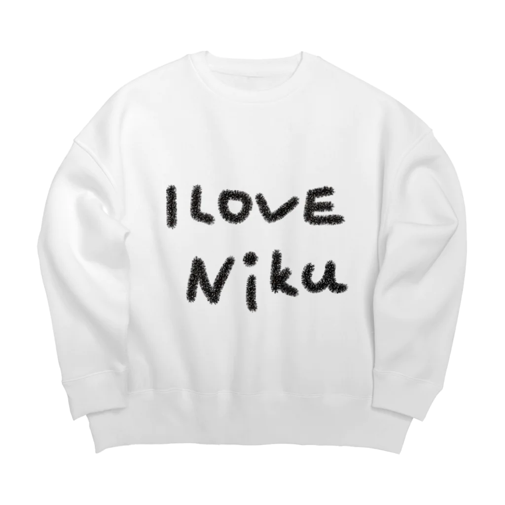 星好き⭐️のI LOVE NiKU Big Crew Neck Sweatshirt