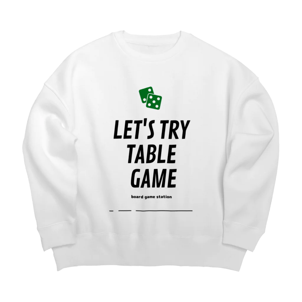 DaiJuNのボードゲームステーショングッズ Big Crew Neck Sweatshirt