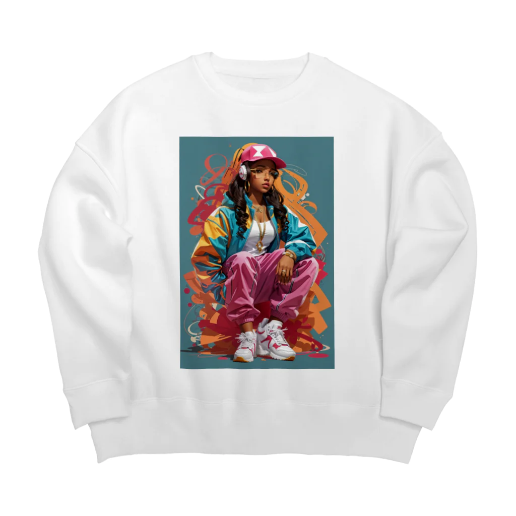 FeroのIdoL Big Crew Neck Sweatshirt