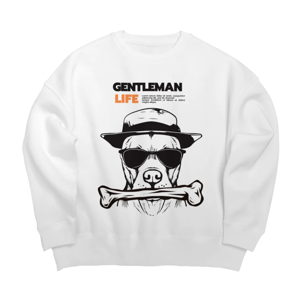 Sky00のワイルドドッグくん2 Big Crew Neck Sweatshirt