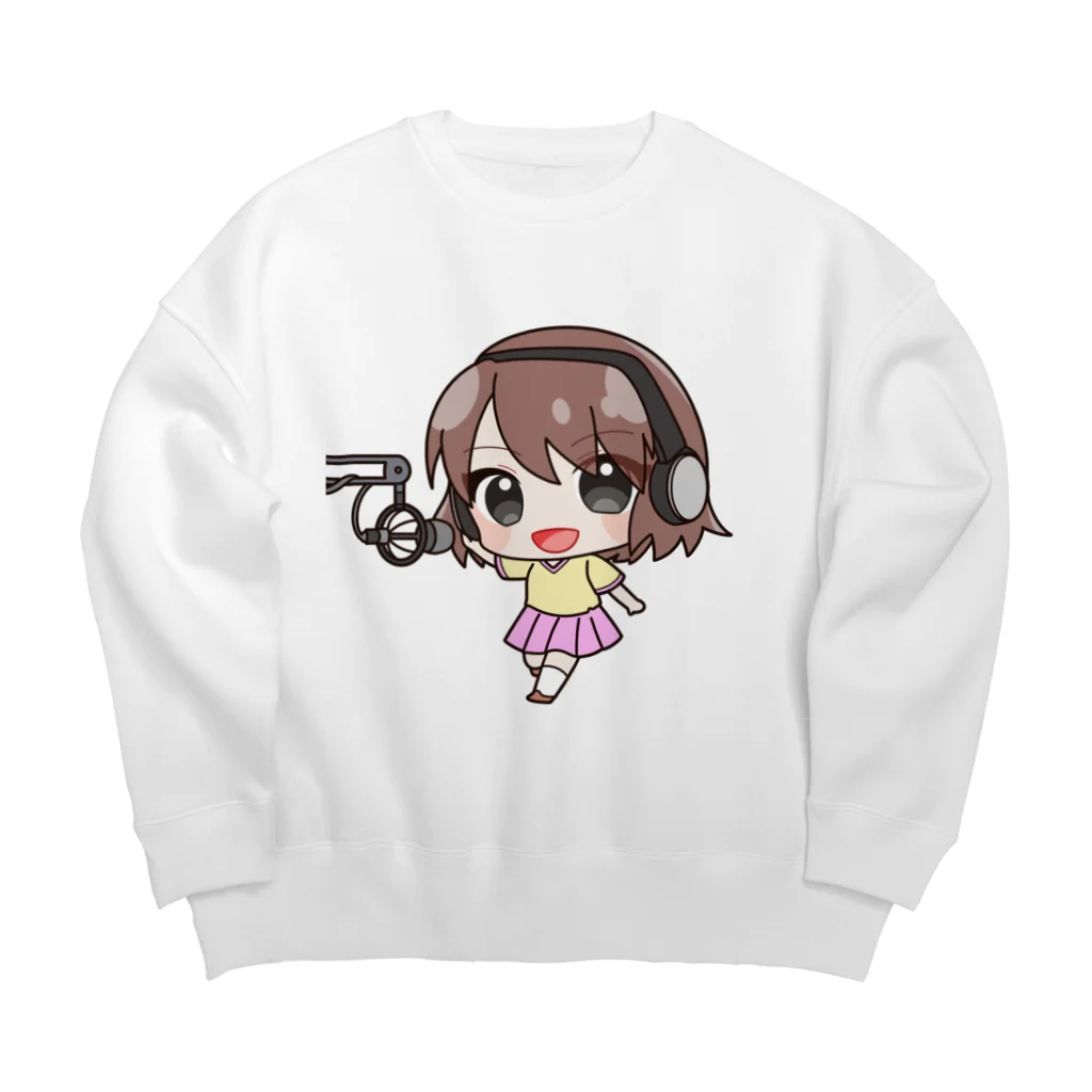 ヒロエレガンス公式ショップのエレラジSDイラスト Big Crew Neck Sweatshirt