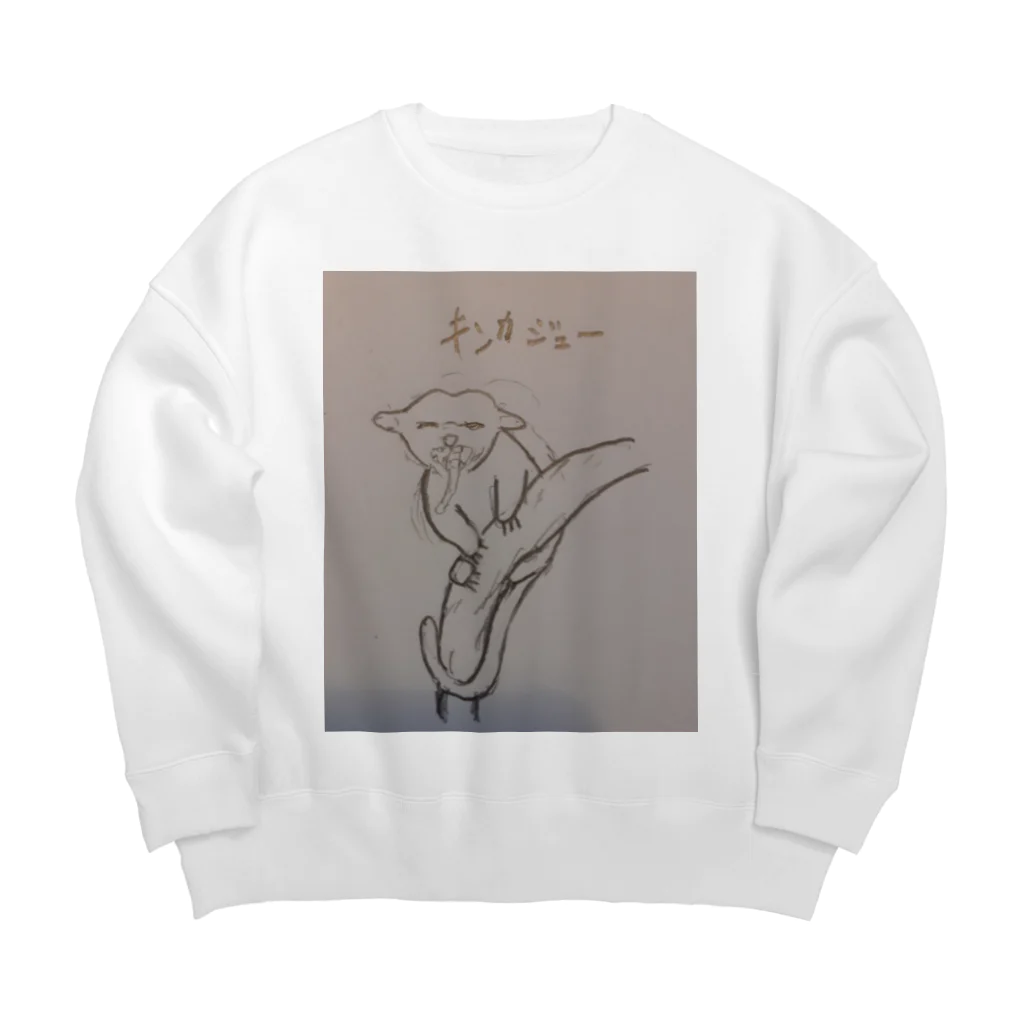 フォックスガーデン(kitunedamarin)のまぶしいキンカジュウちゃん Big Crew Neck Sweatshirt