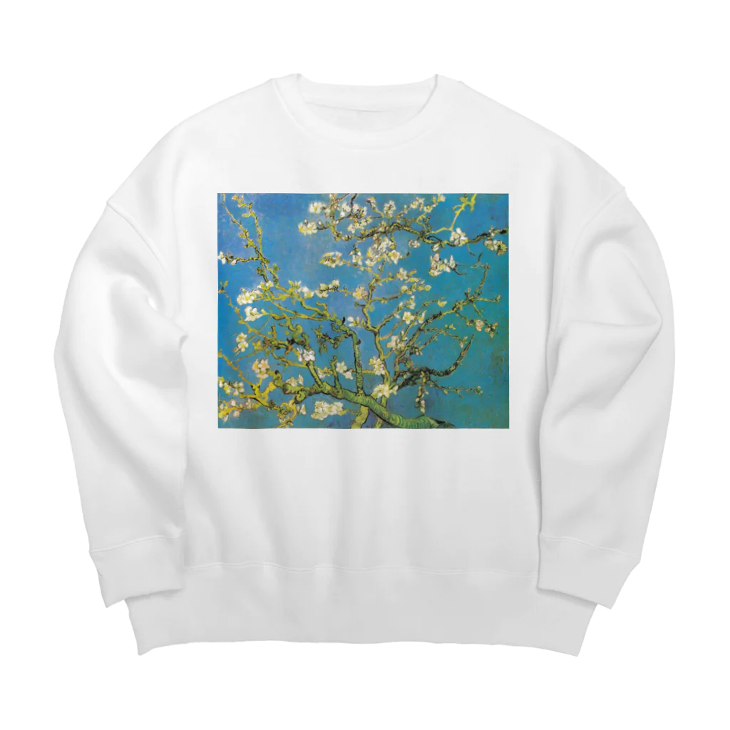 世界の名画館 SHOPのゴッホ「花咲くアーモンドの木の枝」 Big Crew Neck Sweatshirt